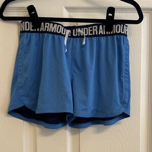Under Armour Women's Athletic Blue Shorts